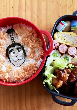 バカ殿♡キャラ弁-レシピのメイン写真