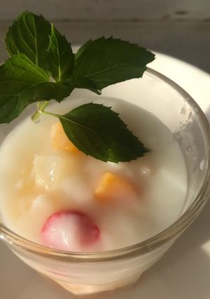 フルフルの杏仁豆腐風ゼリー-レシピのメイン写真