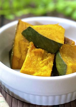 レンジで カレー風味 かぼちゃの煮物-レシピのメイン写真