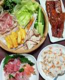 土用の丑の日♪手巻き寿司♡鰻はふわふわ