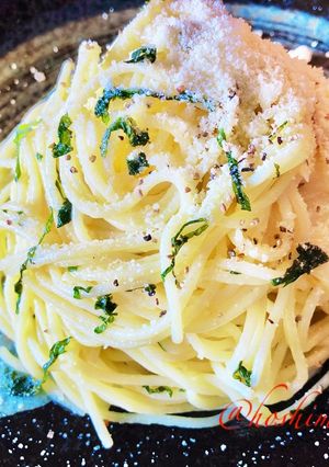 手間なし!青じそオイルの和風オイルパスタ-レシピのメイン写真