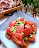 トマトと枝豆のみそチーズサラダ