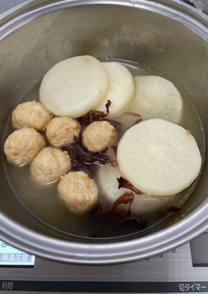 大根と鶏団子　柚子胡椒スープ-レシピのメイン写真