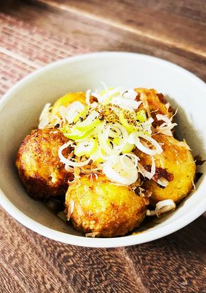 銀だこ風★天つゆたこ焼き-レシピのメイン写真