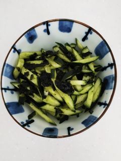 韓国海苔ときゅうりの和えもの-レシピのメイン写真
