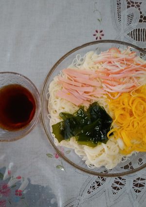 簡単！彩り素麵-レシピのメイン写真