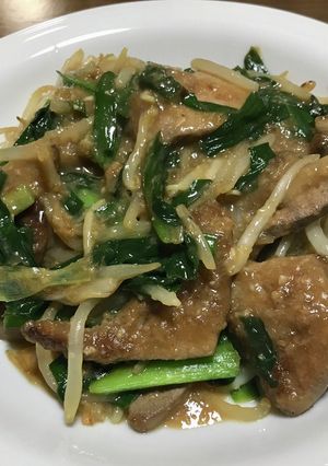 豚レバニラ炒め-レシピのメイン写真