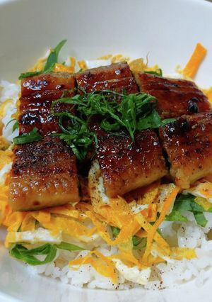 暑い日に簡単!冷やしうなぎ丼-レシピのメイン写真