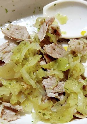 広島焼き風の野菜炒め【幼児食】-レシピのメイン写真