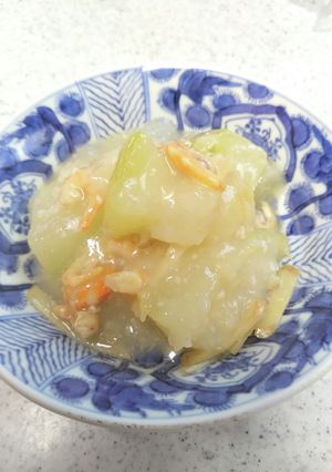 とうがんと干しエビの冷やしくずとじ-レシピのメイン写真