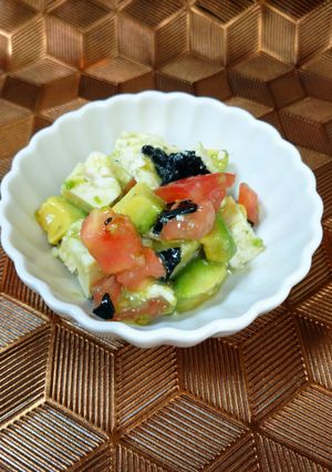 アボカドとお豆腐のクリーミー常備サラダ-レシピのメイン写真
