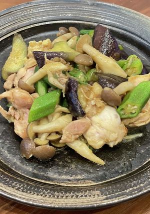 チキンと夏野菜deカレー風味-レシピのメイン写真