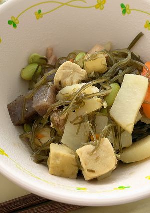 糸昆布とじゃがいもの煮もの☆給食メニュー-レシピのメイン写真