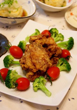 シンプルでジューシーな塩唐揚げ-レシピのメイン写真
