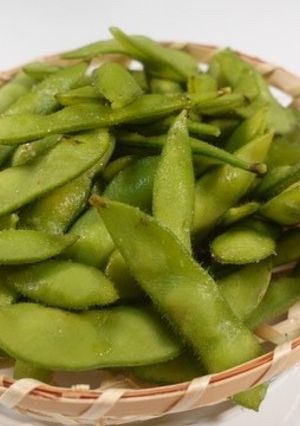 こだわりの塩加減、枝豆の塩茹で-レシピのメイン写真