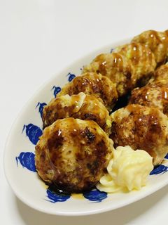 お好み焼き風豚バーグ-レシピのメイン写真