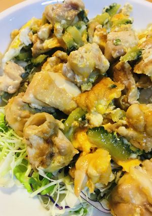 鶏肉＆厚揚げ●はちみつゴーヤーチャンプル-レシピのメイン写真