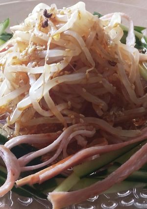 冷やし花椒辛旨麺★グルテンフリー★もやし-レシピのメイン写真