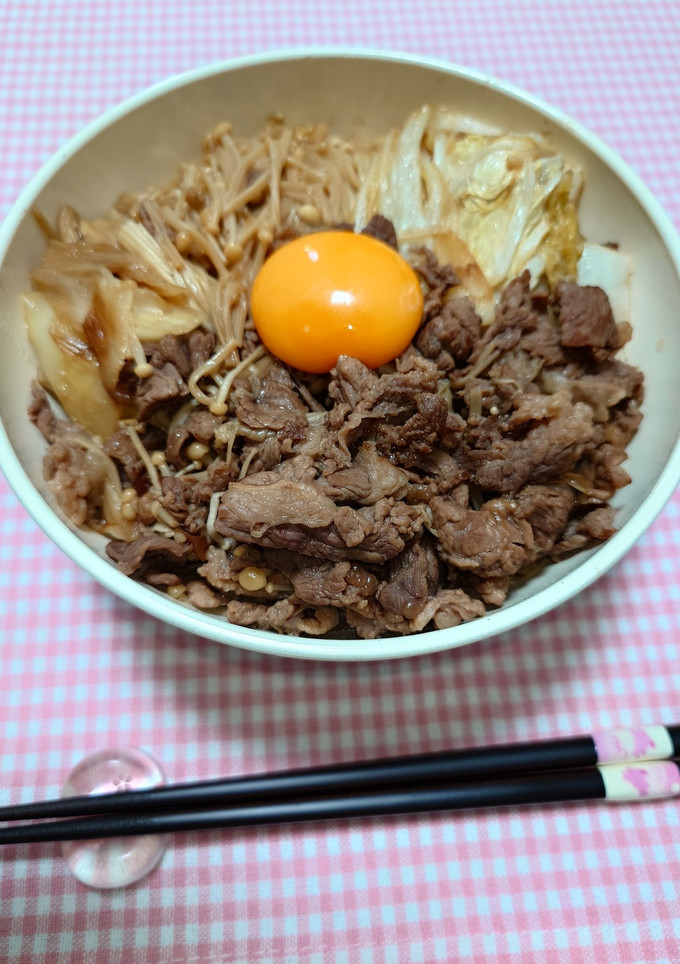 簡単☆お手軽すき焼き丼♩-レシピのメイン写真