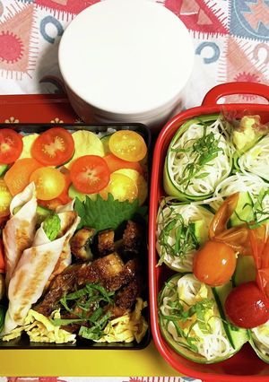 7/31 ﾖｯﾁｬﾝ水玉ちらし寿司&素麺-レシピのメイン写真