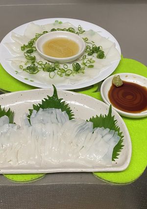 刺身蒟蒻糸造り風&刺身蒟蒻ごま油塩ダレ-レシピのメイン写真