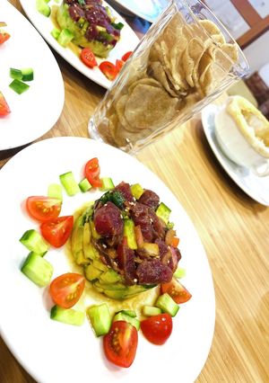 マグロとアボカドフレンチ風タルタル-レシピのメイン写真