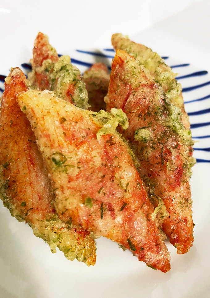 カニカマの磯部揚げ　あと一品・お弁当に♪-レシピのメイン写真