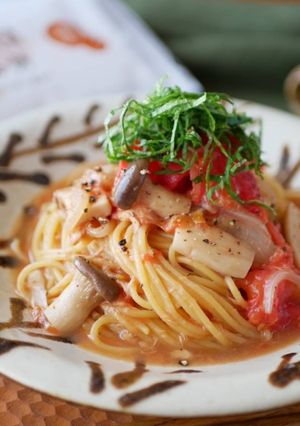 15分でできる！ワンパンだし炊きパスタ！-レシピのメイン写真
