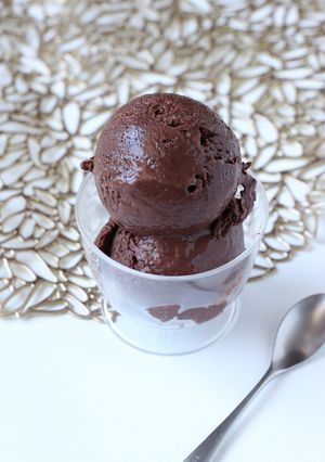 生クリームなし！濃厚★至福のチョコアイス-レシピのメイン写真