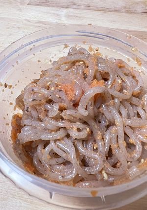 副菜レシピ☆糸こんにゃくの明太子和え-レシピのメイン写真