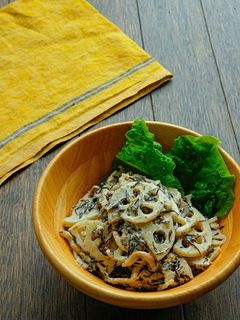 れんこんとひじきのツナマヨサラダ-レシピのメイン写真