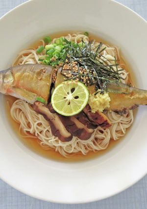 鮎そうめん-レシピのメイン写真