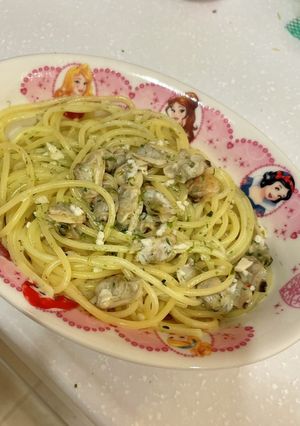 ばぁばの白いあさりパスタ-レシピのメイン写真