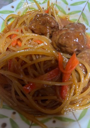 肉団子スパゲッティ-レシピのメイン写真