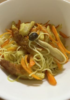 カレーそーめんチャンプル-レシピのメイン写真