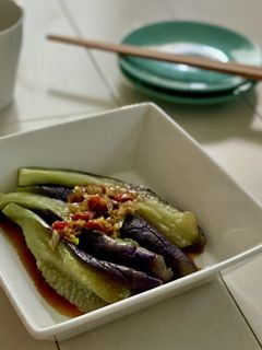 *蒸しなすの薬膳ソース*-レシピのメイン写真