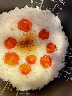 ミニトマトの炊き込みご飯-レシピのメイン写真