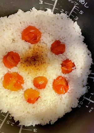 ミニトマトの炊き込みご飯-レシピのメイン写真