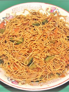 「ゴーヤあんかけ揚げ蕎麦」-レシピのメイン写真