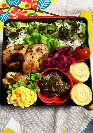 8/1 ﾖｯﾁｬﾝチキン山賊焼弁当-レシピのメイン写真