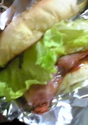 ベーコンエッグバーガー-レシピのメイン写真