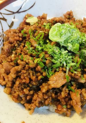 シンプル●ネギそぼろ丼-レシピのメイン写真