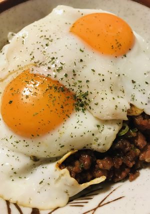 超略●そぼろの和風ロコモコ丼-レシピのメイン写真
