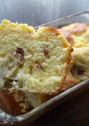 ホットケーキミックスにバナナ他入りケーキ-レシピのメイン写真