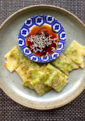 獅子唐で爽やかな辛味のチヂミ-レシピのメイン写真