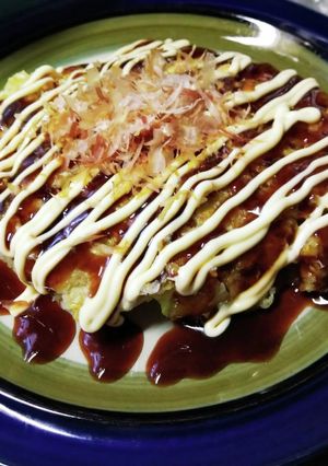 キャベツたっぷりキャベツだけのお好み焼き-レシピのメイン写真