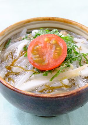 〈くらし薬膳〉もずく酢ともやしの和え物-レシピのメイン写真
