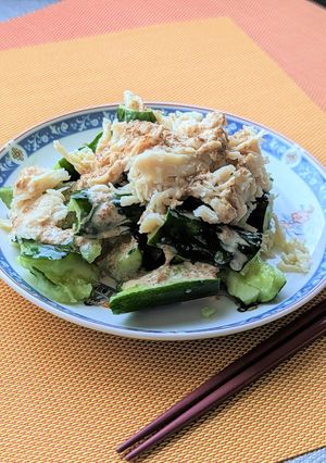 サラダチキンで棒棒鶏（バンバンジー）-レシピのメイン写真