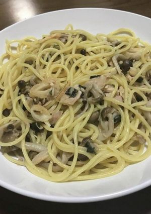 永谷園松茸の味お吸い物で作るツナのパスタ-レシピのメイン写真