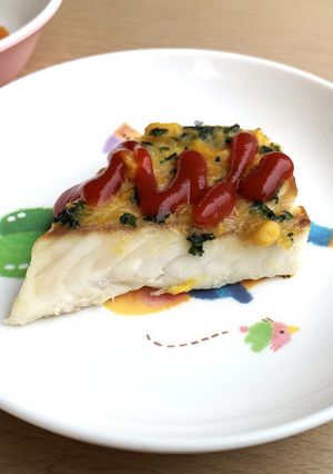 白身魚のピカタ風（保育園・こども園給食）-レシピのメイン写真